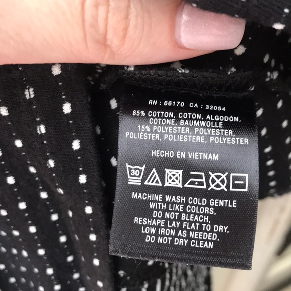 Anthropologie black and white blouse - Picture 5 of 5